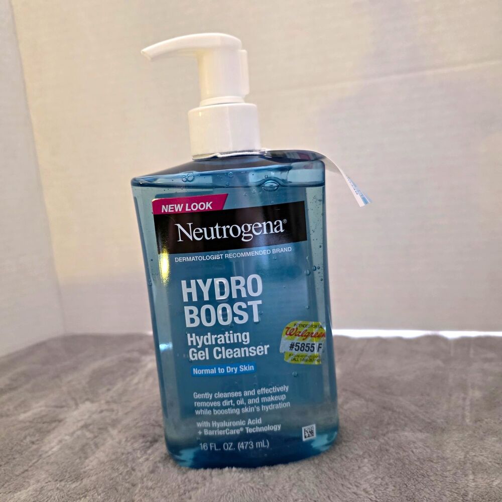 Neutrogena Hydro Boost Gel Cleanser Hyaluronic Acid Makeup Remover 16 fl oz